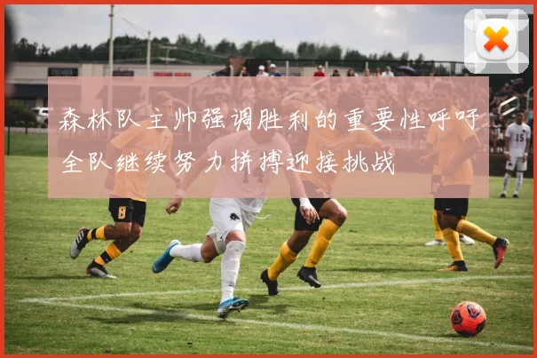 森林队主帅强调胜利的重要性呼吁全队继续努力拼搏迎接挑战